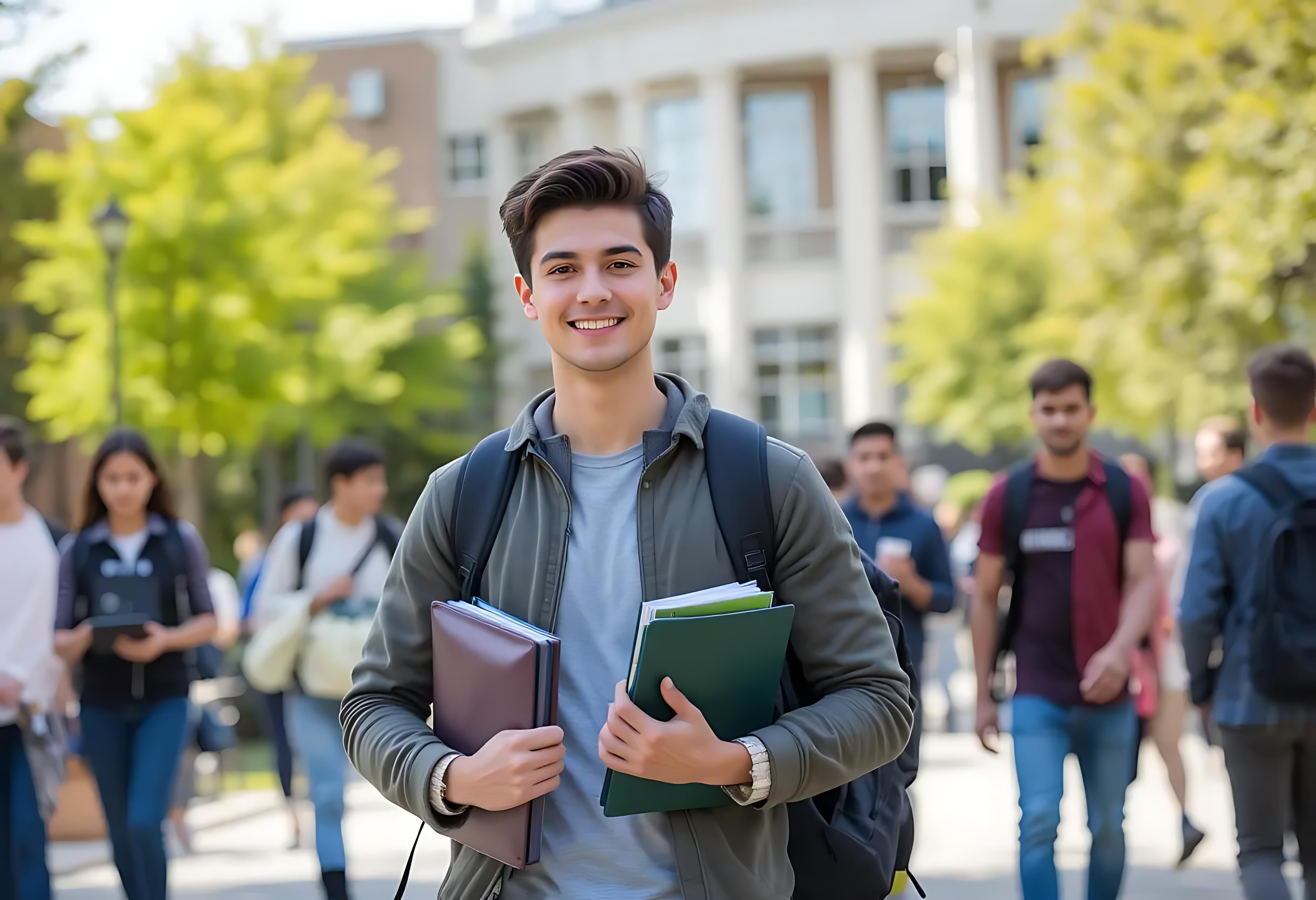 Student planning an international education journey